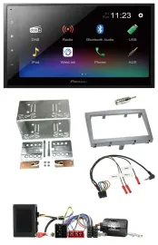 Pioneer USB Bluetooth DAB 2DIN Lenkrad Autoradio für Porsche 911 Boxster Cayman