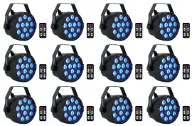 Светодиодный прибор Rockville RockPAR TRI LED RGB Compact Black (12 штук)