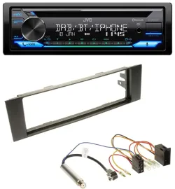Автомагнитола для Audi A3 (8P, 2003–2006) JVC Bluetooth, CD, USB, DAB, MP3, ISO