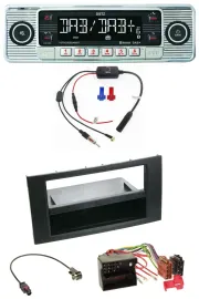 Dietz DAB USB MP3 Bluetooth Autoradio für Ford Fusion Transit Kuga 05-12 schwarz