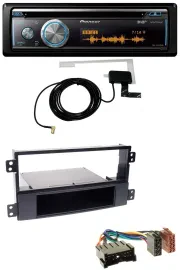 Автомагнитола для Hyundai Sonata NF (2002–2005) Pioneer Bluetooth DAB MP3 USB CD черный