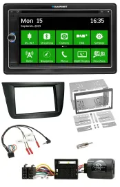 Blaupunkt Bluetooth 2DIN Lenkrad DAB USB TMC Navigation für Seat Altea Toledo sc