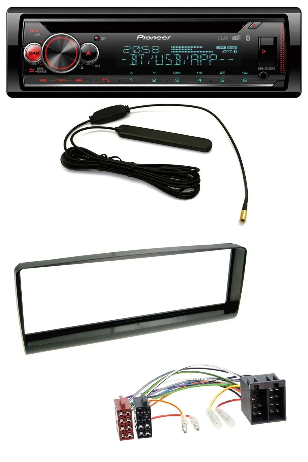 Автомагнитола Pioneer USB DAB MP3 Bluetooth CD для Alfa Romeo 156 (1997–2001)