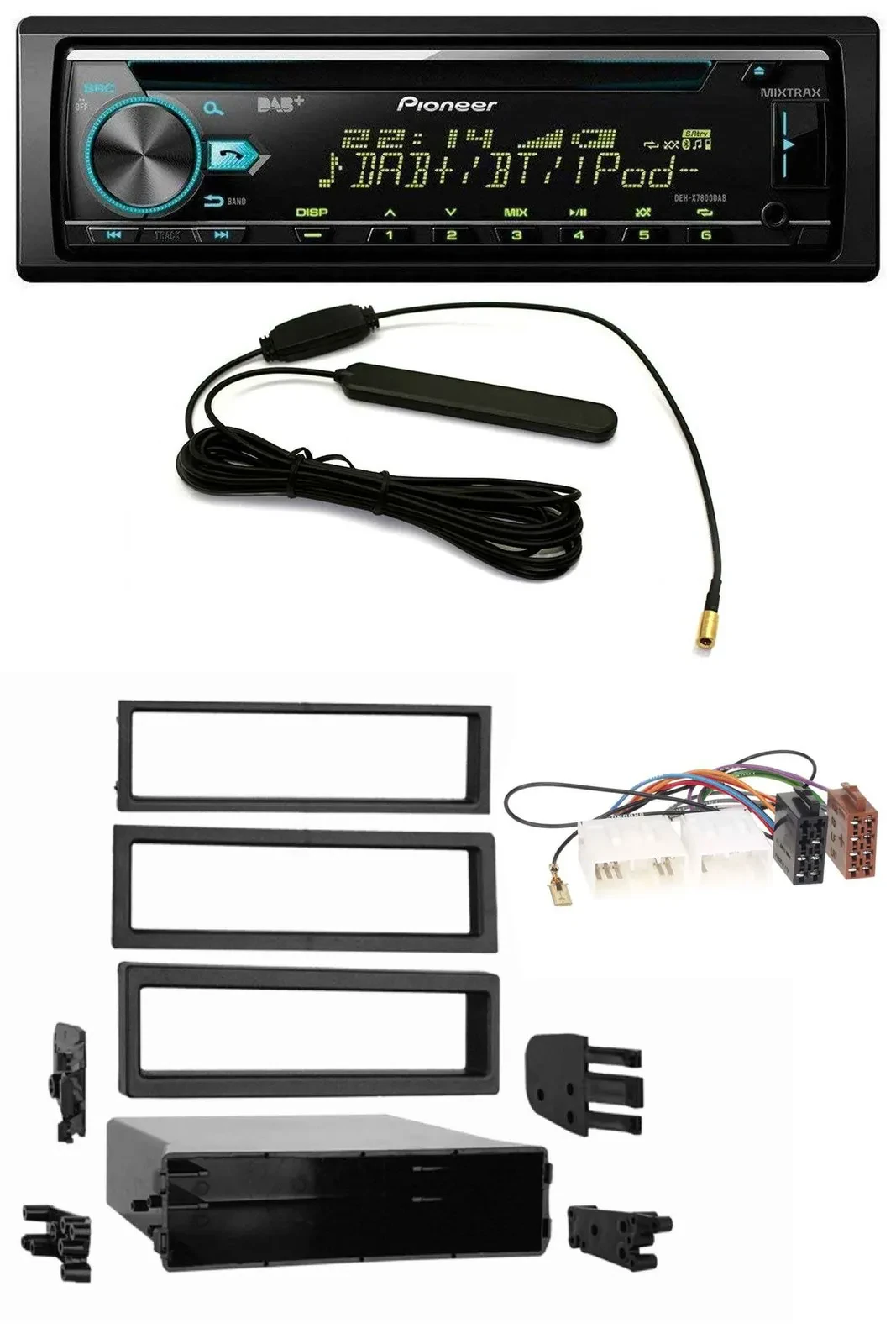 Pioneer CD MP3 AUX DAB USB Autoradio für Mazda 929 (1973-1995)