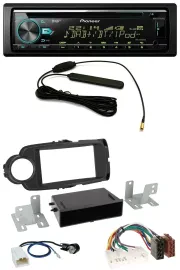 Автомагнитола для Toyota Yaris (2011–2014) Pioneer CD/MP3/AUX/DAB/USB черный