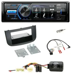 JVC Bluetooth Lenkrad USB DAB Autoradio für Mitsubishi Colt Z3B/Z3V/Z30/Z30G 08-