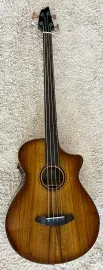 Бас-гитара акустическая Breedlove Pursuit Exotic S Fretless Amber Burst