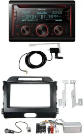 Pioneer 2DIN Lenkrad DAB USB CD Bluetooth Autoradio für Kia Sportage III 10-15 s