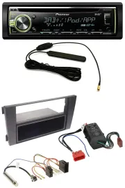 Pioneer MP3 USB CD DAB AUX Autoradio für Audi A6 01-05 C5 Symphony Bose Aktivsys