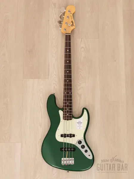 Бас-гитара Fender Traditional II 60s Jazz Bass JJ Aged Sherwood Green w/gigbag Japan 2023