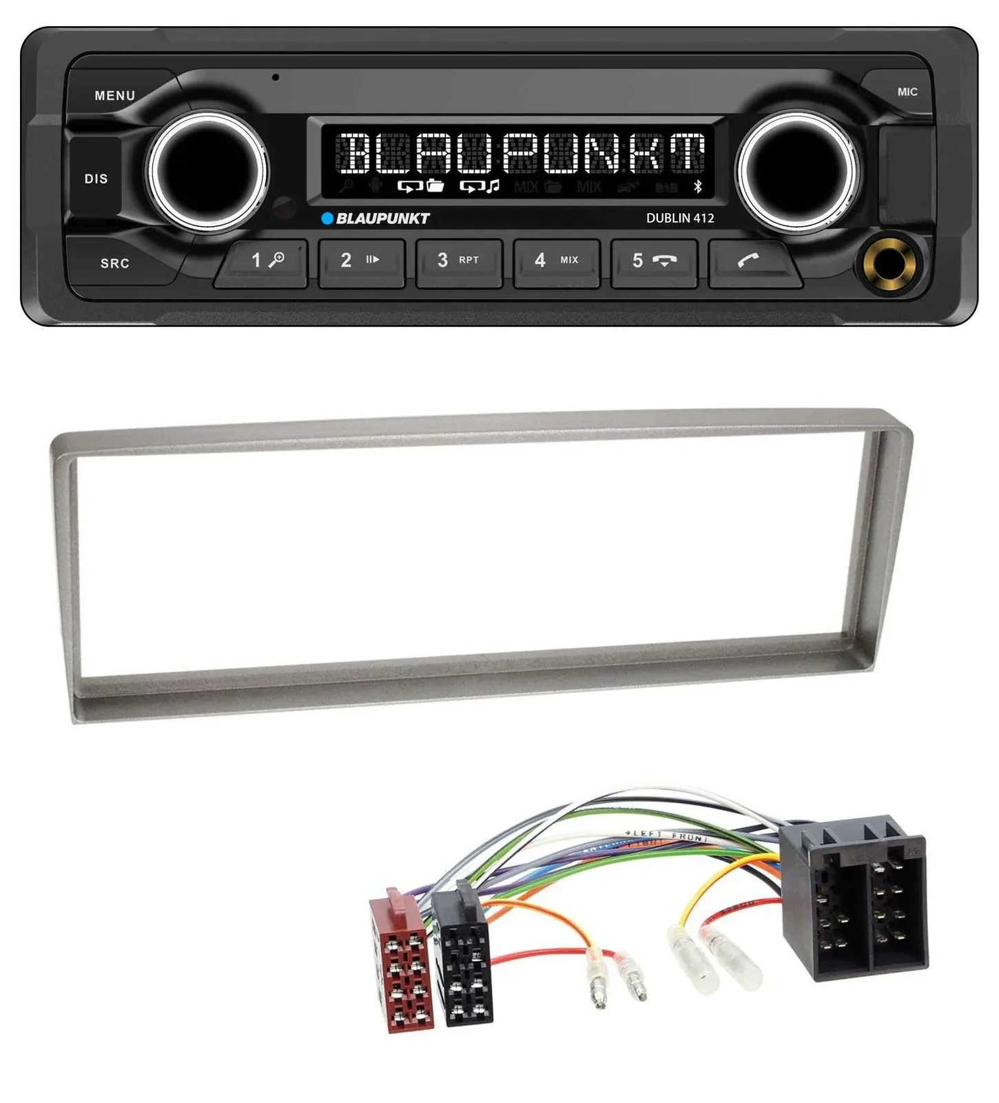 Blaupunkt MP3 Bluetooth USB AUX Autoradio für Alfa Romeo 156 (2003-2005)