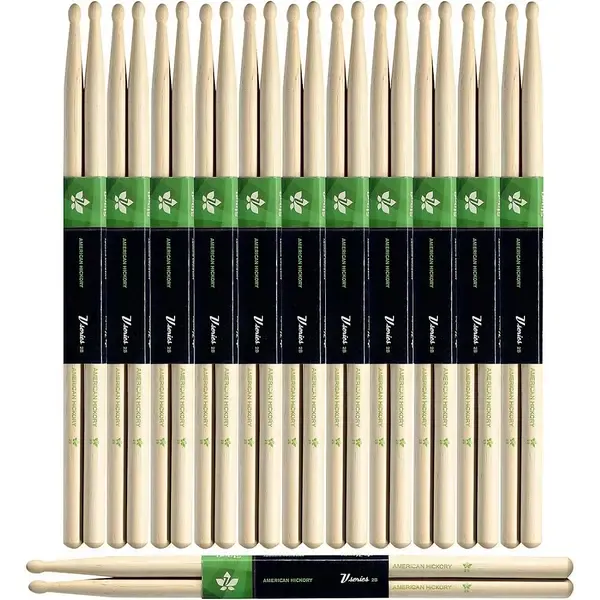 Барабанные палочки Stagg SHV2B American Hickory Wood 2B (12 пар)