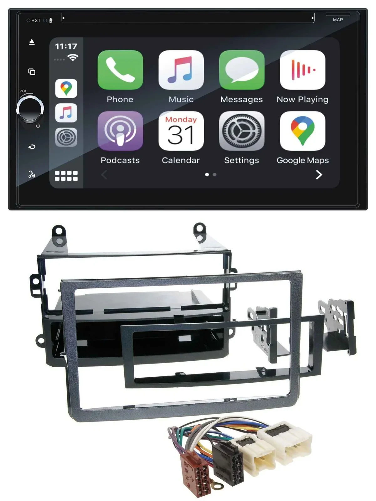 Blaupunkt 2DIN Bluetooth DAB USB DVD MP3 Autoradio für Nissan 350Z Coupe Roadste