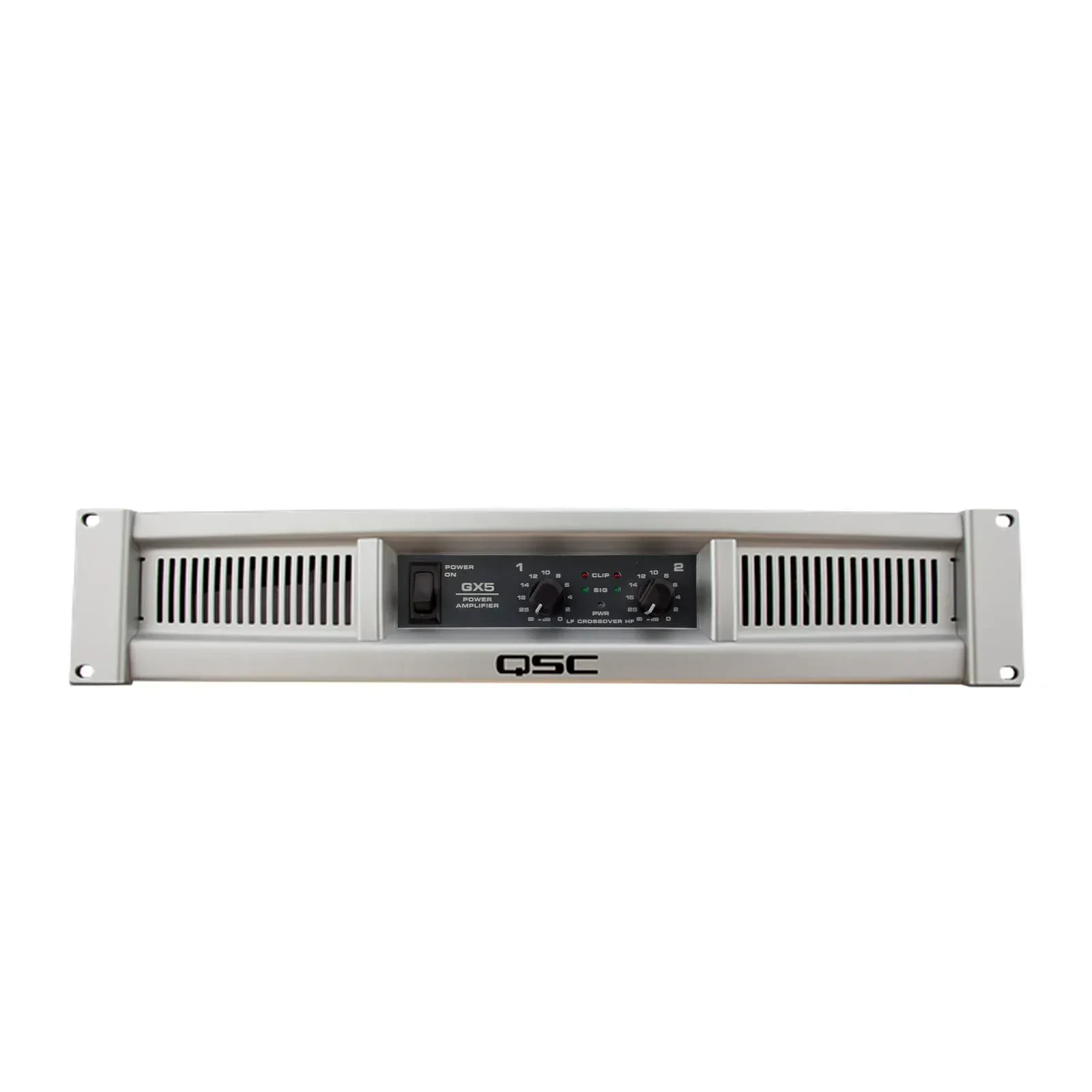 QSC GX5 2-Channel 500W Lightweight Power DJ PA Speaker Amplifier