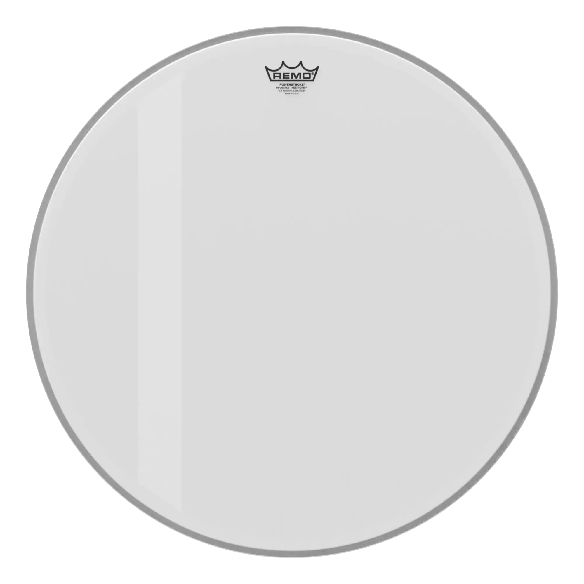 Пластик для барабана Remo 24" Powerstroke P3 Felt Tone Coated