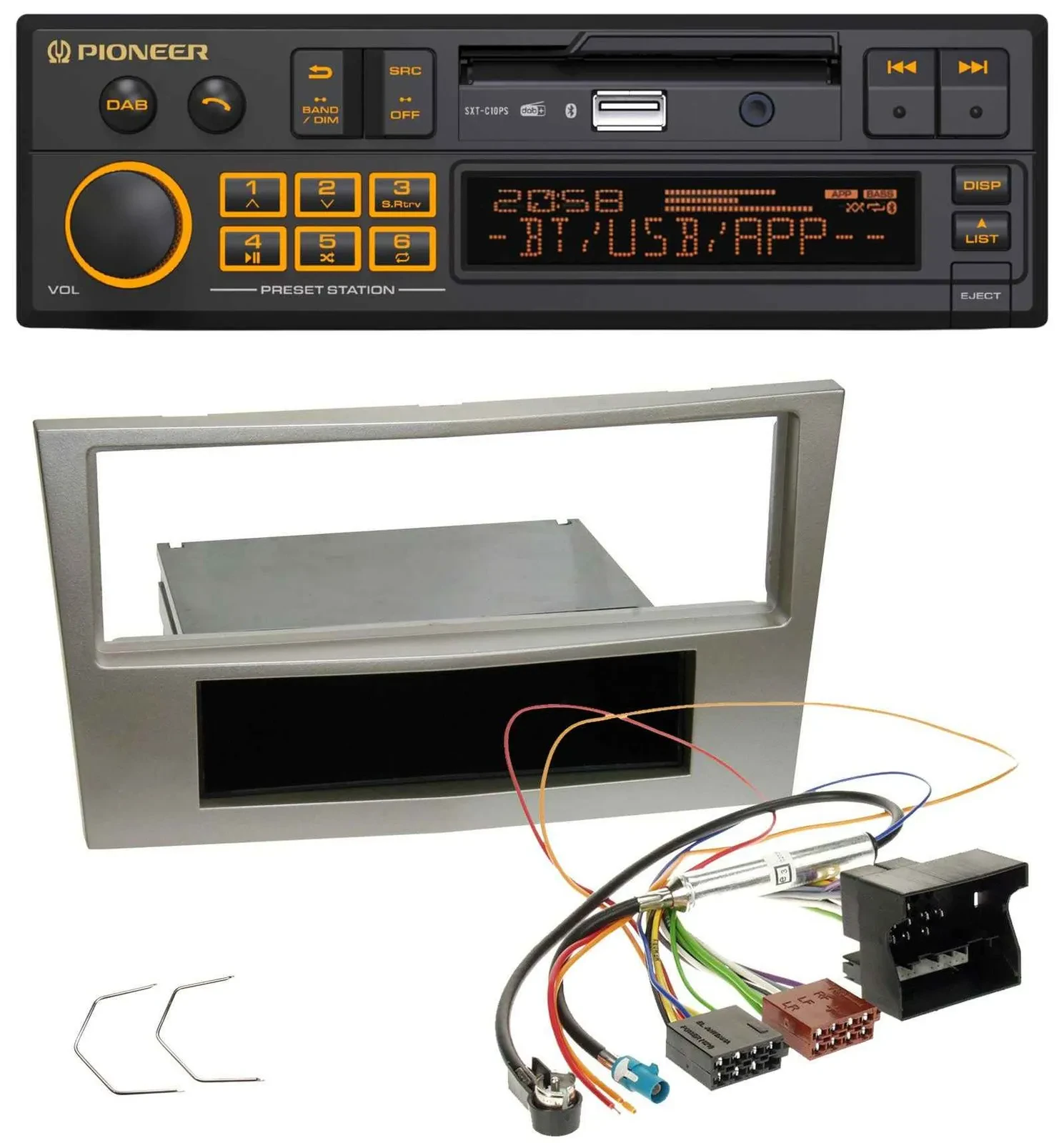 Pioneer DAB MP3 USB Bluetooth Autoradio für Opel Zafira B Astra H Corsa D ab 200