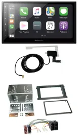 Pioneer USB MP3 2DIN Bluetooth DAB Autoradio für Porsche Cayenne 2002-2007