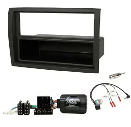 Einbauset Lenkradadapter DIN Autoradio für Fiat Ducato 2012-15 schwarz