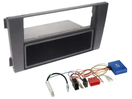 Radioeinbauset CAN-Bus DIN Autoradio für Audi A6 2002-2005 schwarz