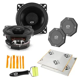 NVX VSP4 150W 4" 2-Way Coaxial Car Speakers w/ NVX Install Kit
