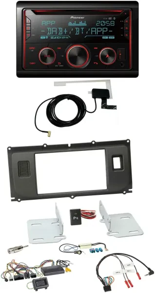 Pioneer 2DIN Lenkrad DAB USB CD Bluetooth Autoradio für Land Rover Evoque ab 201