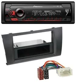 Pioneer MP3 USB DAB Bluetooth Autoradio für Suzuki Swift (2006-2010)