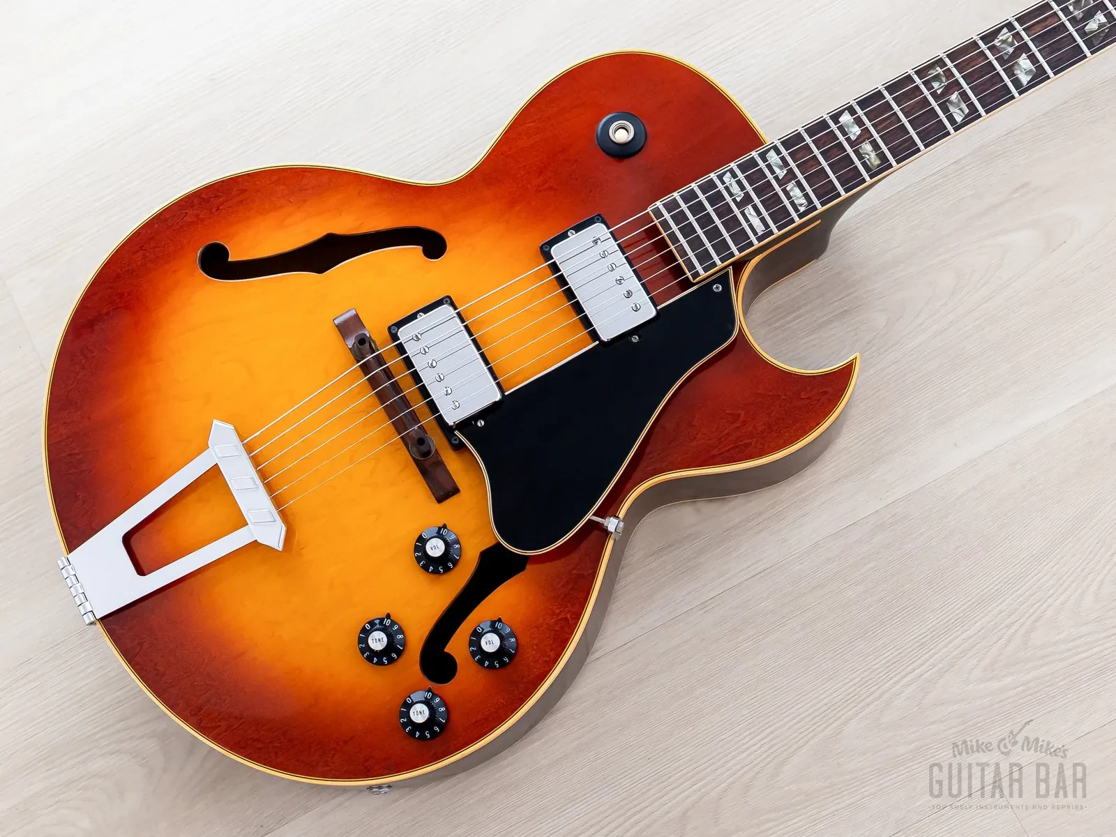 Б/У электрогитара Gibson ES-175 D 1970 Hollowbody Ice Tea Sunburst с кейсом