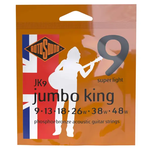 Струны для акустической гитары Rotosound JK9 Super Light 9-48