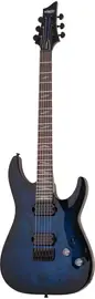 Электрогитара Schecter Omen Elite-6 See-Thru Blue Burst