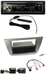 Pioneer MP3 USB CD DAB Lenkrad Autoradio für Seat Toledo Altea 2004-2009 anthraz