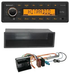 Continental 1DIN USB AUX MP3 Autoradio für Citroen Berlingo, C2, C3, Jumpy