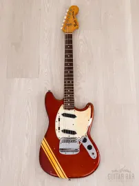 Электрогитара Fender Competition Mustang SS Competition Red w/case USA 1974