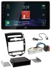 JVC DAB MP3 Bluetooth USB Autoradio für Hyundai ix20 ab 10 autom. Klima