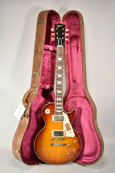 Электрогитара Gibson Les Paul Custom `59 Reissue R9 Aged Sunburst w/case USA 2013