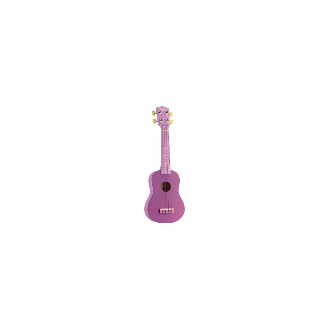 Stagg US-Violet Sopran-Ukulele mit schwarzer Nylontasche