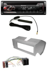 Pioneer CD USB AUX DAB MP3 Autoradio für Fiat Panda (bis 2002) - grau