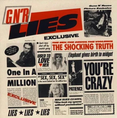 GUNS N' ROSES - G N' R Lies (CD)