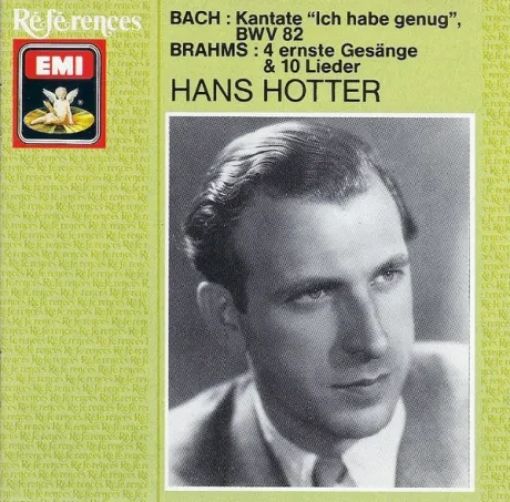 HANS HOTTER - Sings Bach and Brahms (CD)