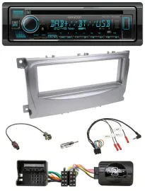 Kenwood Lenkrad Bluetooth DAB USB CD Autoradio für Ford S-Max Mondeo 2007-2014 s