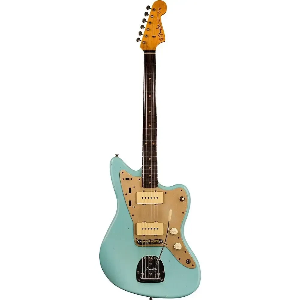 Электрогитара Fender Custom Shop LE '59 Jazzmaster Journeyman Relic Faded Aged Daphne Blue