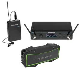 Микрофонная радиосистема для презентаций Samson Concert 99 Presentation K-Band (петличная) с Bluetooth-колонкой