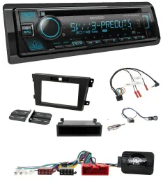 Kenwood Bluetooth USB CD Lenkrad DAB Autoradio für Mazda CX-7 2008-2010