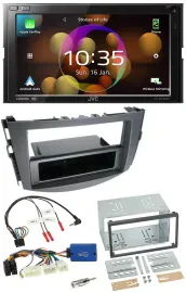 JVC DAB Lenkrad 2DIN Bluetooth USB Autoradio für Toyota RAV 4 ab 2011 28 Pin