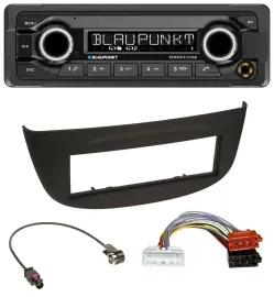 Blaupunkt Bluetooth DAB MP3 USB Autoradio für Renault Twingo ab 2015 schwarz