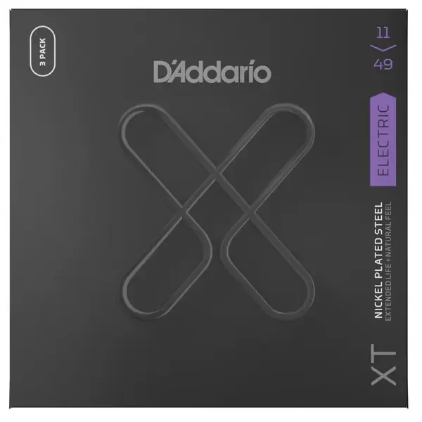 Струны для электрогитары D'Addario XTE1149-3P XT 11-49 (3 комплекта)