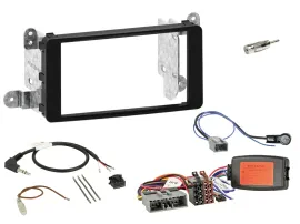 Einbauset Lenkradadapter Doppel DIN Autoradio für Mitsubishi Outlander 07-12 Nav