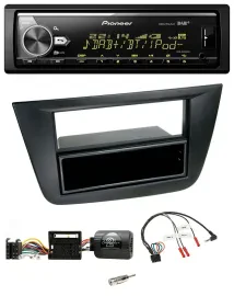 Автомагнитола Pioneer Bluetooth USB DAB для Seat Altea/Toledo (2004–2009) черная