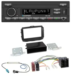 Blaupunkt USB DAB Bluetooth MP3 Autoradio für Alfa Romeo Giulietta 2013-2021 ISO