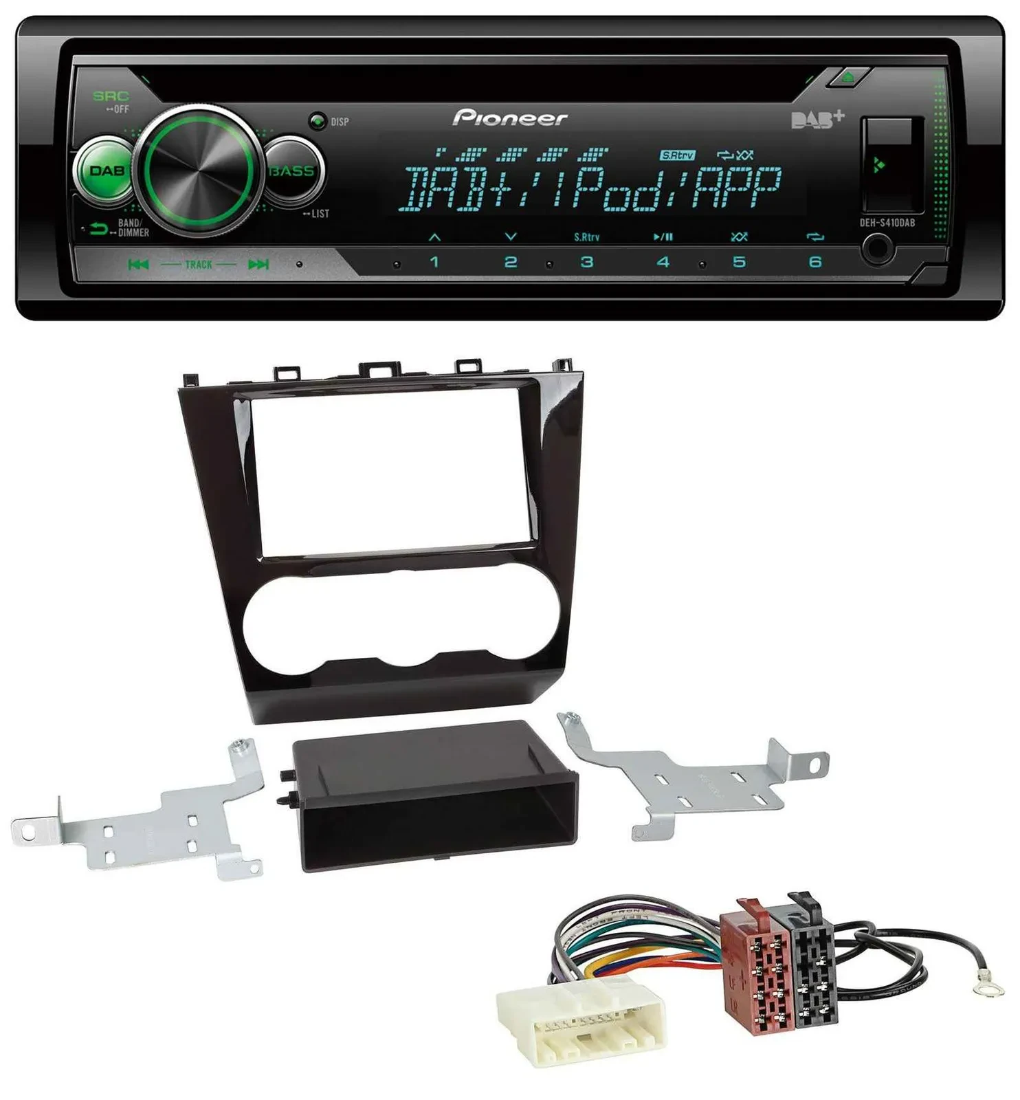 Pioneer USB MP3 DAB AUX CD Autoradio für Subaru Forester SJ Facelift ab 15