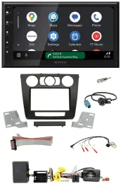 Автомагнитола Kenwood 2-DIN, DAB, Bluetooth, USB, для BMW 1 Series E8, поддержка управления с руля